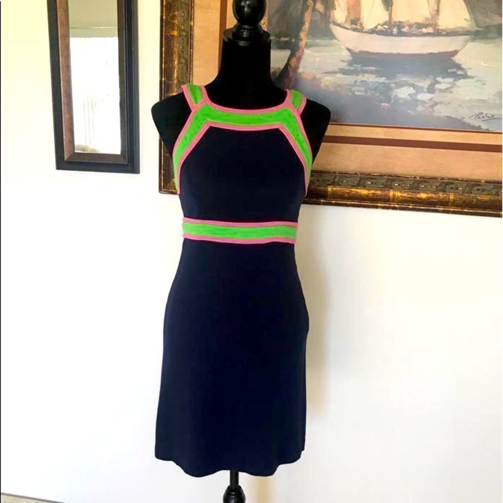 Lily Pulitzer size 0 scoop neck stretchy dress 